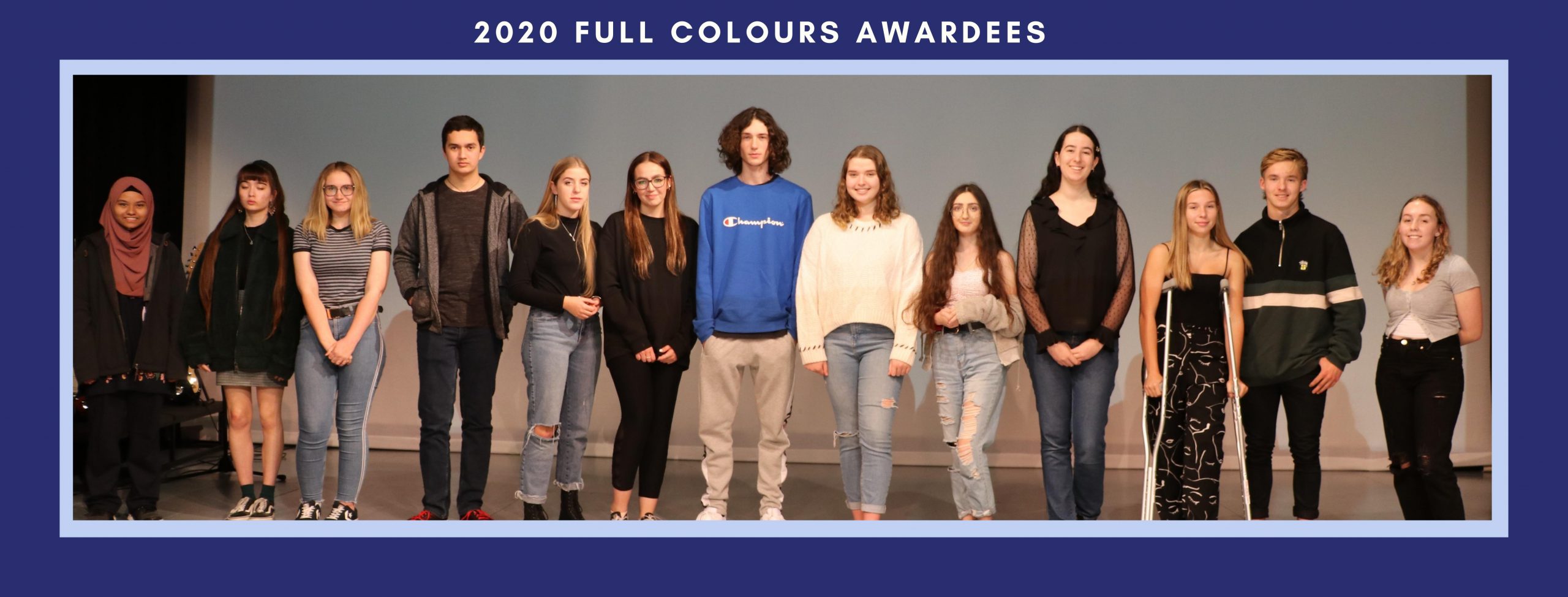 2020 Year 12 Colours Awards Night – Semester One